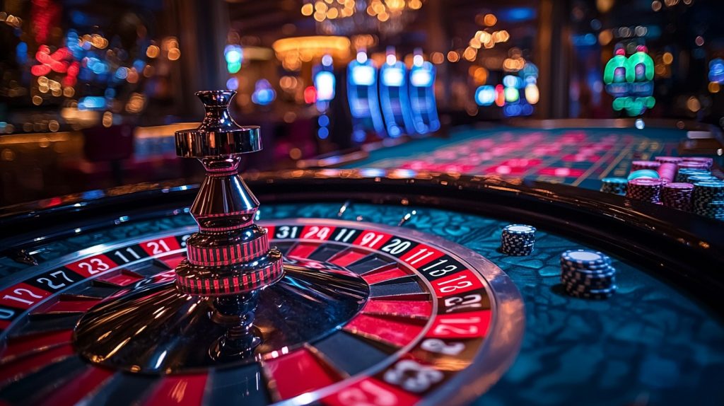 Roulette in a casino